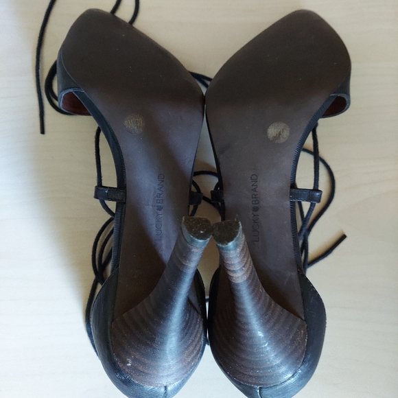 Lucky Brand Sabreena lace up heels - Picture 7 of 8